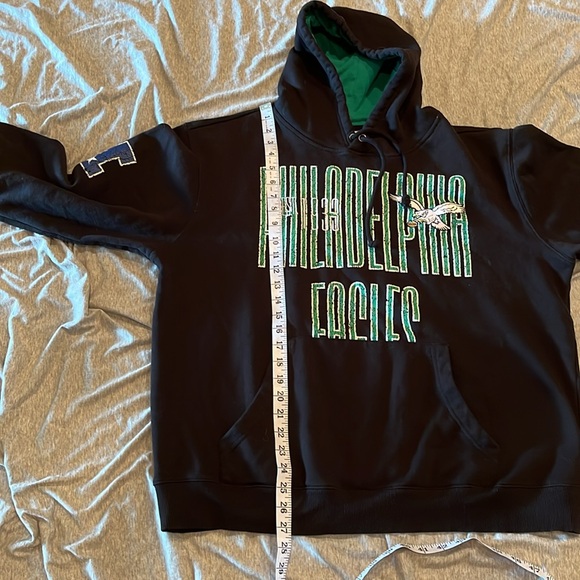 Mitchell & Ness Phila Eagles 🦅 Throwback Fleece Hoodie - Picture 12 of 15